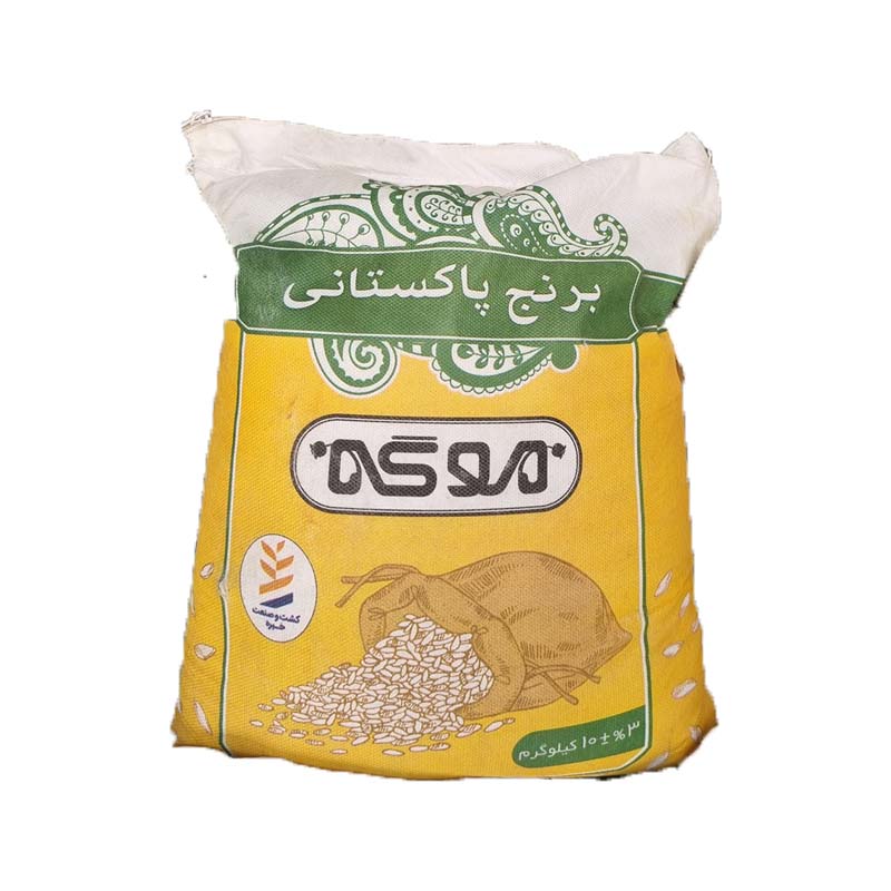 برنج پاکستانی موگه دانه سفید 10 کیلوگرمی